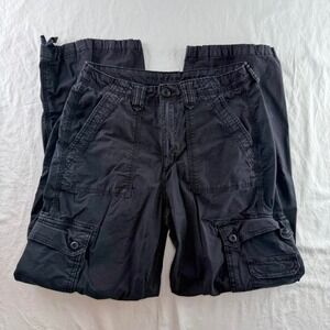 American Eagle Black Cargo Utility Pants Women's Sz 6